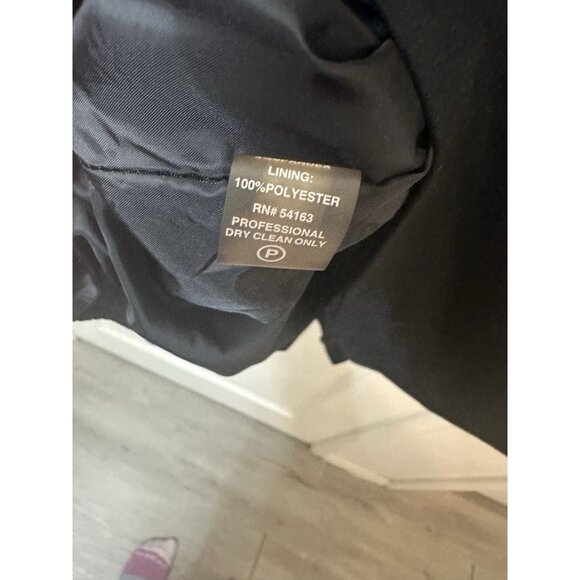 Calvin Klein Black Sheath Dress Womens Sleeveless Ruched Bodycon Career Formal S - Picture 3 of 5